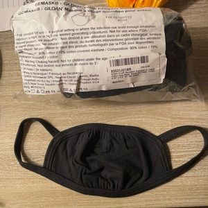 NEW lot of 23 2 layer Kids Black reusable masks